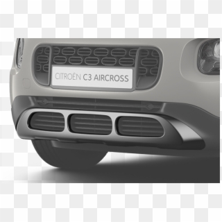 Front And Rear Aluminium Effect Bumper Protectors - Citroen Aircross Rip Curl Clipart