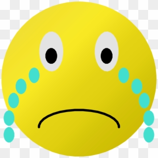 Crying Face Clipart - Crying Smileys - Png Download