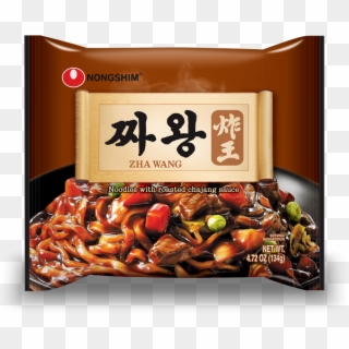 Clip Art Transparent Stock Noodles Clipart Fried Noodle - Nongshim Zha Wang Jjawang Noodles With Chajang Sauce - Png Download