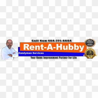 Rent A Hubby Handyman Services In Metro Atlanta Ga - Electric Blue Clipart