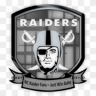 Nc Raider Fans Logo Oakland Raiders Logo, Raiders Fans, - Illustration Clipart