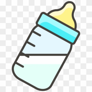 Baby Bottle Emoji Icon - Milk Bottle Icon Png Clipart