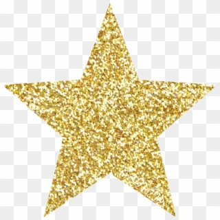 Transparent Background Glitter Star Png , Png Download - Transparent Transparent Background Gold Star Clipart