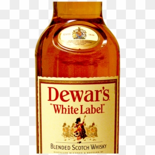 Whiskey Bottle Png Transparent Image - Dewars White Label Clipart