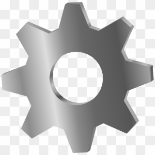 This Free Icons Png Design Of Cog 3d - Metal Cog Clipart