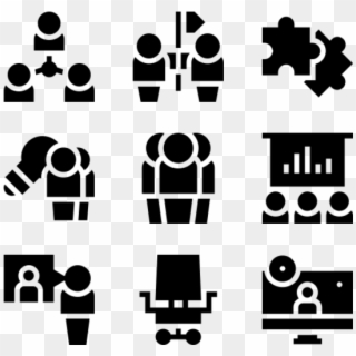 Teamwork - Winter Icons Png Clipart