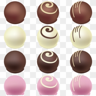 Valentines Balls Png - Vetor Png Candy Chocolate Clipart