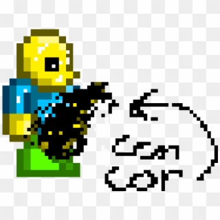 Roblox Noob - Minecraft Discord Emojis Clipart