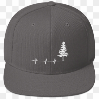 Heart Of Timber Hat Dark Gray Pulse - Baseball Cap Clipart