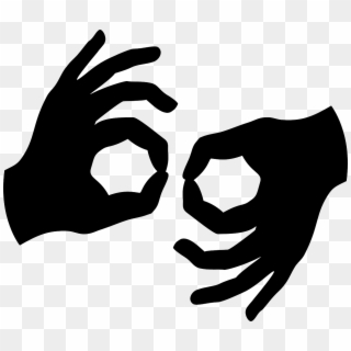 Okay Ok Hands Interpreter Png Image - Interpreter Sign Language Clipart