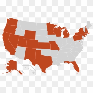 2019 03 Blank Us States Map - Us Senate Map 2019 Clipart