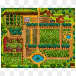 Yes I Plan On Doing More With This, I Just Don't Know - Stardew Valley Farm Plot Layout Clipart