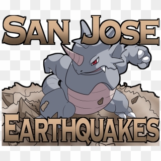 San Jose Earthquakes - Cartoon Clipart