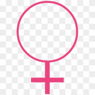 Symbol Woman Female Feminist Png Image - Cross Clipart