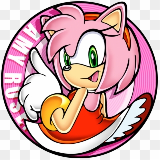 Sonic Adventure Badge - Amy Rose Sonic Adventure Art Clipart