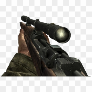 Springfield Sniper Scope Waw - Cod Ww2 Sniper Png Clipart