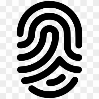 Fingerprint Personal Access Crime Identification Svg - Crime Icon Png Clipart
