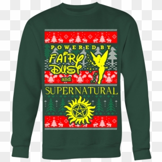 Powered By Fairy Dust - Holiday Duck Hunting Sweater Clipart