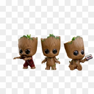 Baby Groot Toy Transparent Background - Cosbaby Groot Png Clipart