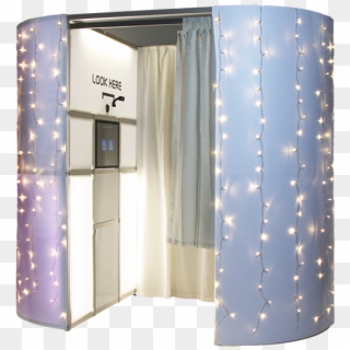 White Fairy Light Booth - Architecture Clipart