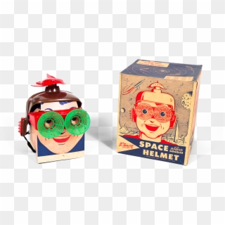 Banner Plastics, - Vintage Space Helmet Toy Clipart