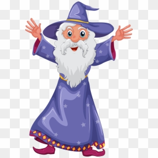 Wizard Quality Png Image - Cartoon Wizard Transparent Background Clipart