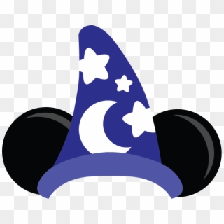 Magical Wizard Hat , $0 - Mickey Sorcerer Hat Clip Art - Png Download