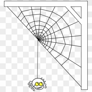 Original Png Clip Art File Spider Web At Corner Svg Transparent Png