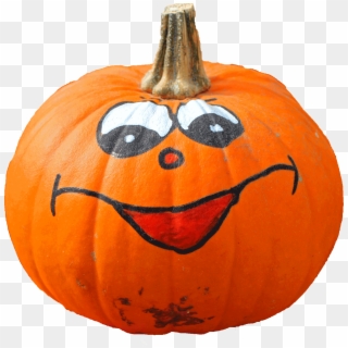 Painted Pumpkin Clipart - Png Download