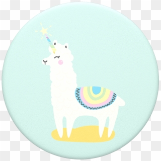 Llamacorn, Popsockets - Llama Unicorn Popsocket Clipart