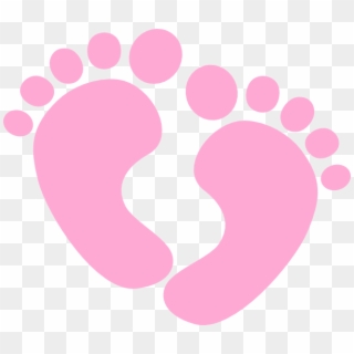 Footprint Clipart Baby Girl - Baby Feet Clipart Png Transparent Png