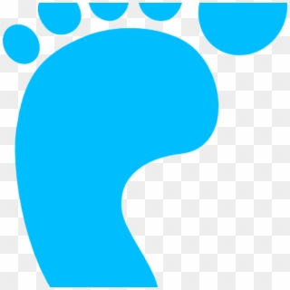 Footprint Clipart Images Red And Blue Footprint Clipart - Circle - Png Download
