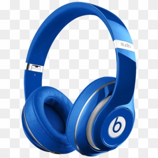 Headphone - Beats Bluetooth Headphones Blue Clipart