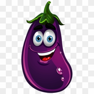 Eggplant Garden Clipart, Explore Pictures - Cartoon Vegetables - Png Download