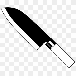 Knife Clip Art - Knife Black And White - Png Download