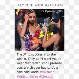 @djkhaled 305 They Don't Want You To Win - Dj Khaled Twitter Meme Clipart