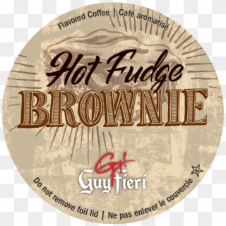Guy Fieri, Hot Fudge Brownie, - Label Clipart