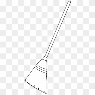 Clip Art Royalty Free Stock Broom Clipart Black And - Broom With Black Background - Png Download