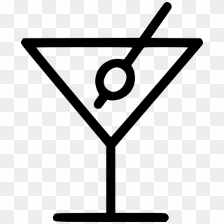 Drink Svg Png Icon - Cocktail Png Minimal Clipart