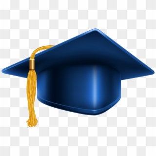 Blue Hd Graduation - Blue Graduation Cap Png Clipart