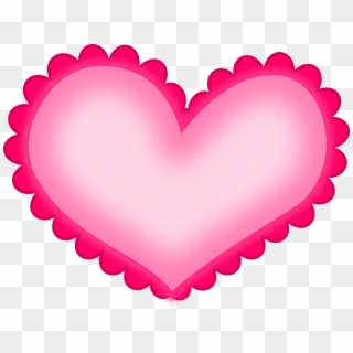 Hot Pink Heart Png Hd - Valentines Heart Clipart Transparent Png
