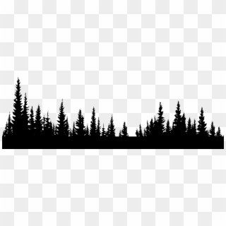Ftestickers Sticker - Black And White Forest Png Clipart