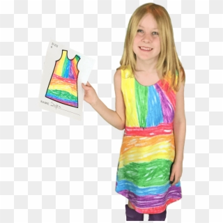 Kids Design Their Dresses Hands On - Dresses On Apps Drawing Clipart