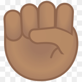 Download Svg Download Png - Brown Fist Emoji Png Clipart