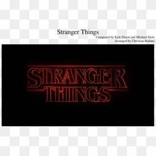 Stranger Things Main Theme - Carmine Clipart