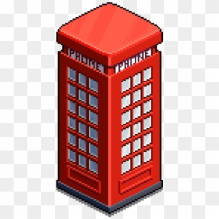 Red Phone Booth Clipart