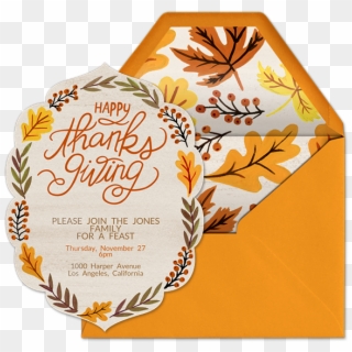 Thanksgiving Foliage - Illustration Clipart
