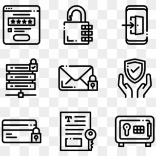 Protection And Security - Coding Language Icons Clipart