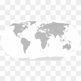 Blank World Map Png - India And Greece Map Clipart