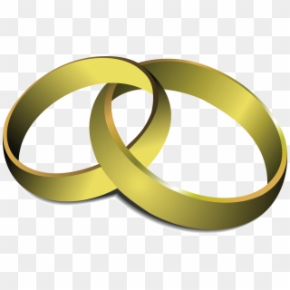 Wedding Rings Clipart Png - Wedding Rings Cartoon Transparent